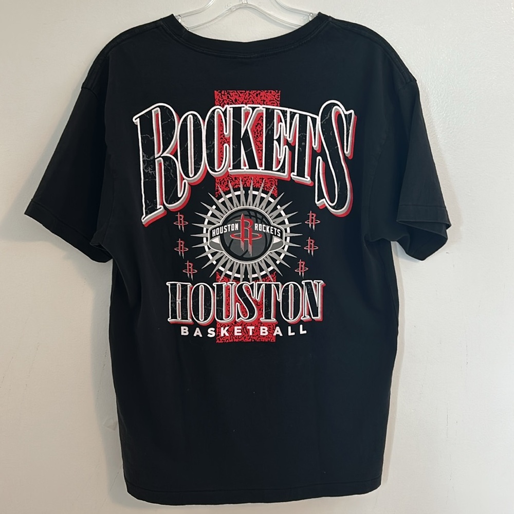 Houston Rockets Ultra Game NBA Front and Back Graphic T-shirt Size M. Authentic